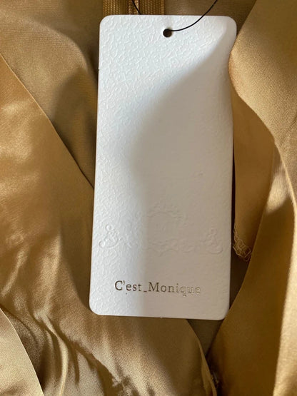 Abito Drappeggiato Champagne