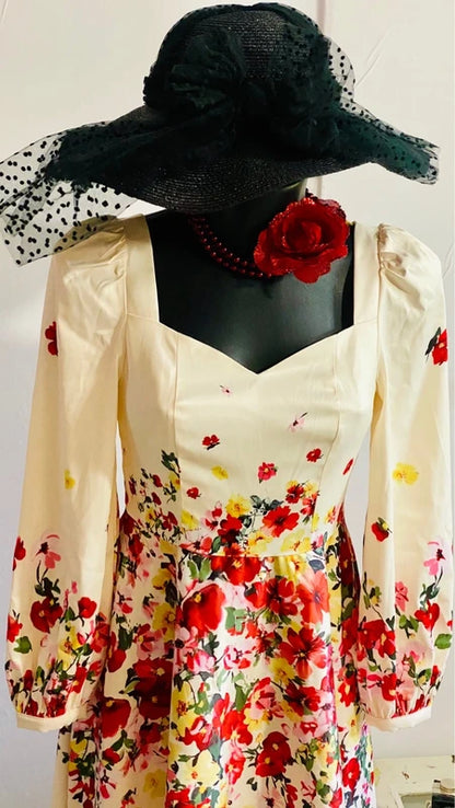 Abito Longuette Midi Vintage