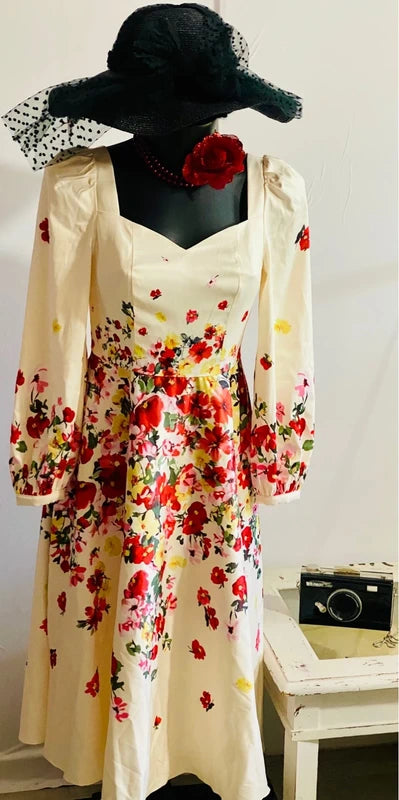 Abito Longuette Midi Vintage