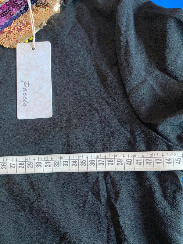 Pantalone a Palazzo con Paillettes & Camicia