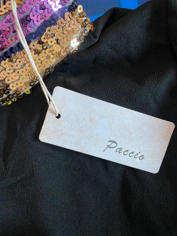 Pantalone a Palazzo con Paillettes & Camicia