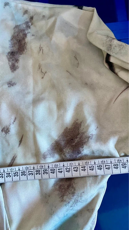 Abito Midi Longuette Con Scollo V Maniche Lunghe A Campana Misure Nelle Foto