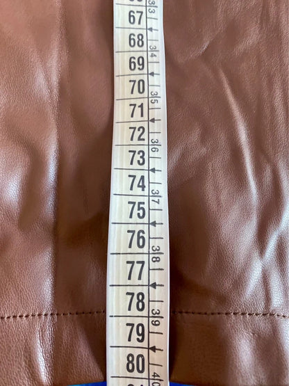 Camicia & Gonna In Ecopelle Drappeggiata Vita Alta