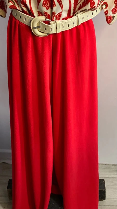 Curvy Casacca Over & Pantalone Effetto Gonna Misure Nelle Foto