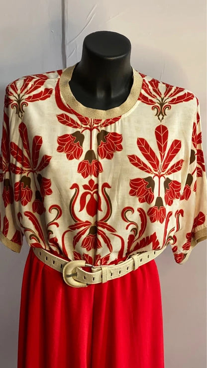 Curvy Casacca Over & Pantalone Effetto Gonna Misure Nelle Foto