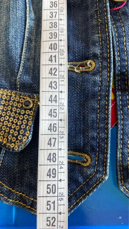 Gonna in Tulle Gilet Con Paillettes Crop Top Misure In Foto