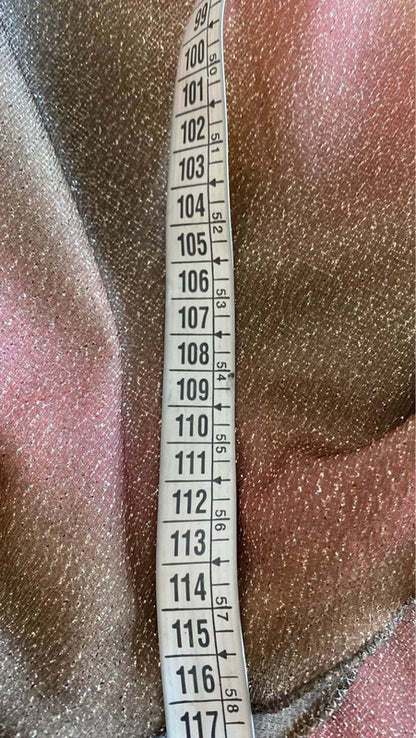 Abito Curvy Glitterato Con Fusciacca Misure Nelle Foto