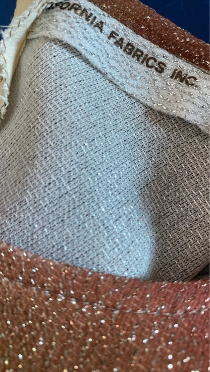 Abito Curvy Glitterato Con Fusciacca Misure Nelle Foto