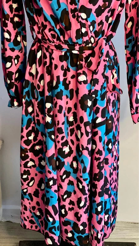 Abito Longuette Midi Maculato Animalier