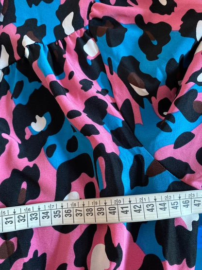 Abito Longuette Midi Maculato Animalier