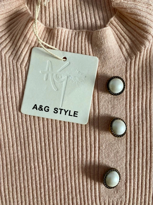 Abito Longuette In Lanetta In Viscosa Con Balze Misura In Foto