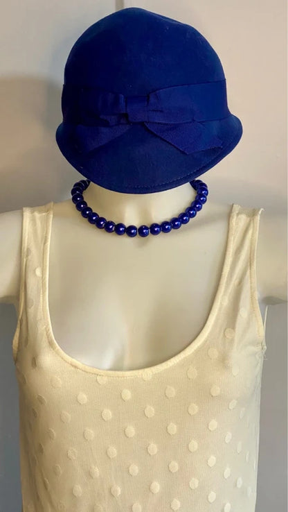 Vintage Top A Pois Jeans Strappati A Pois Misure In Foto