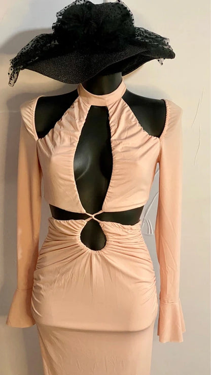 Abito Lungo Con Cut-Out