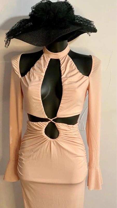 Abito Lungo Con Cut-Out