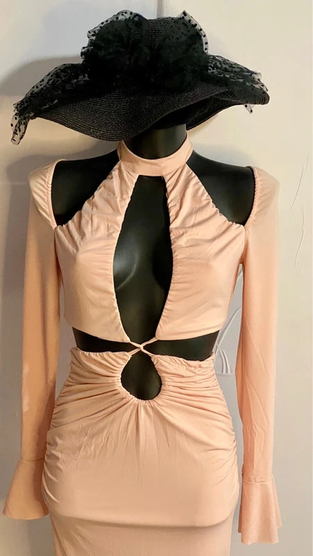 Abito Lungo Con Cut-Out