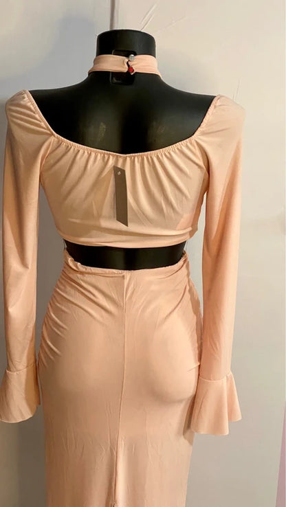 Abito Lungo Con Cut-Out