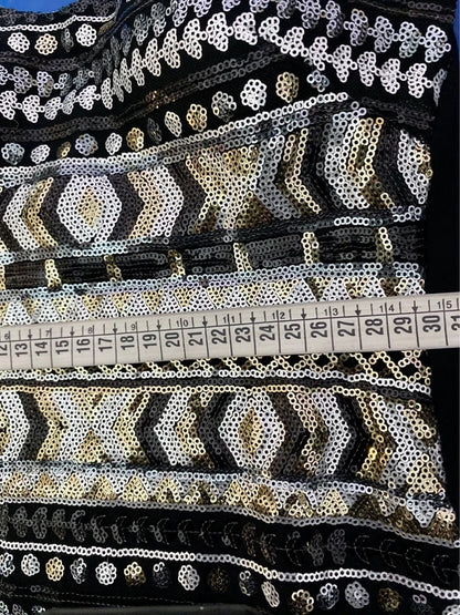 Top Con Paillettes Effetto Bustier Gonna Ecopelle Misure In Foto