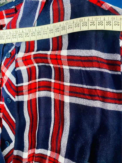 Camicia A Quadri Gonna Rossa Lucida Misure In Foto