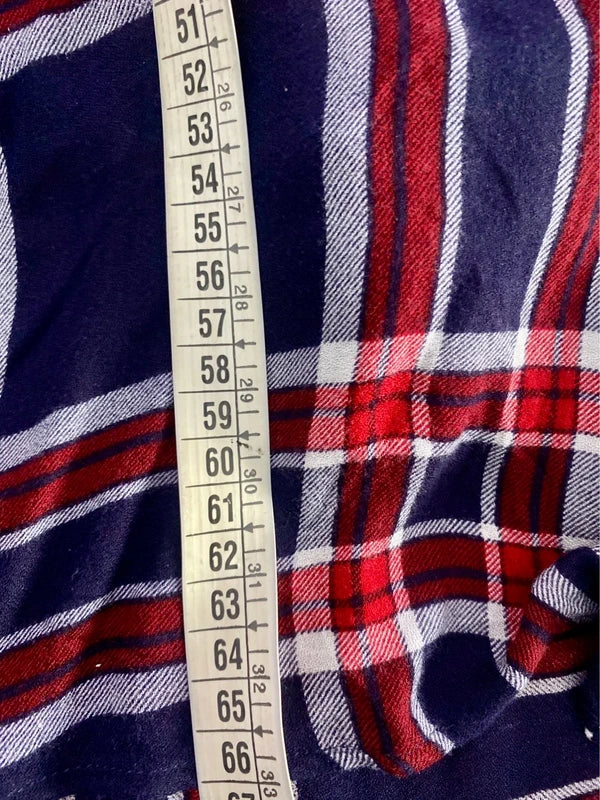 Camicia A Quadri Gonna Rossa Lucida Misure In Foto