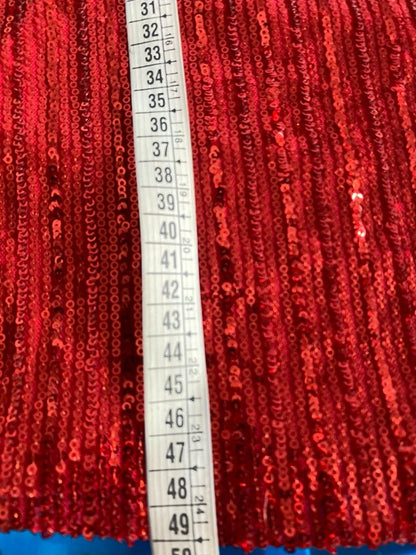 Coordinato Completo Top & Gonna In Paillettes Elastico Misure In Foto