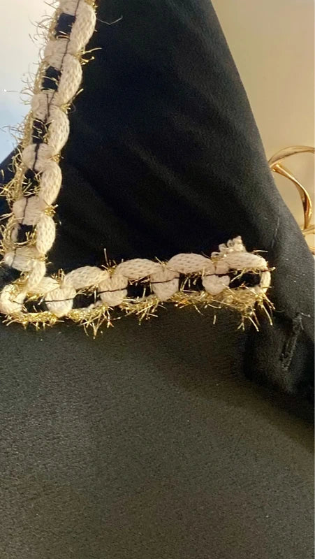 Pantalone Gamba Ampia Con Bande Oro Camicia Misure In Foto