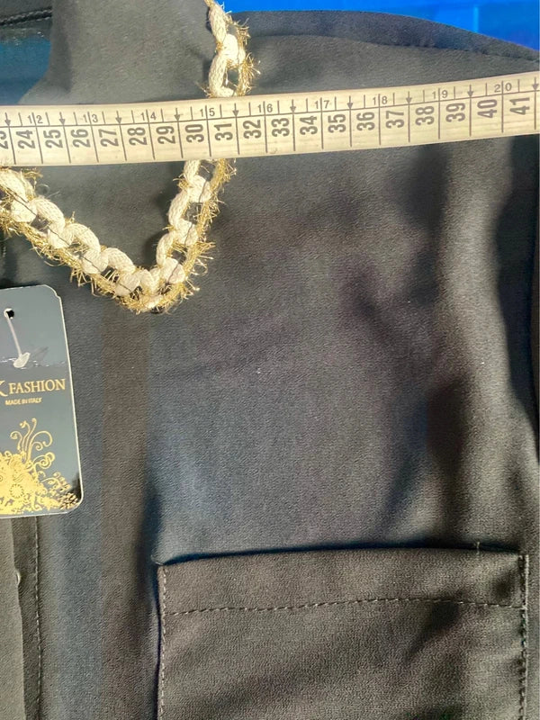 Pantalone Gamba Ampia Con Bande Oro Camicia Misure In Foto