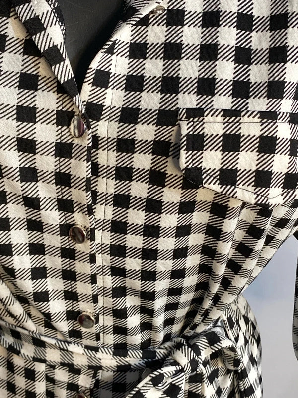 Abito A Camicia Elastico Misure In Foto