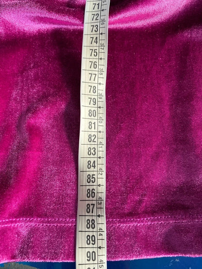 Abito In Velluto Con Maniche A Sbuffo Misure In Foto