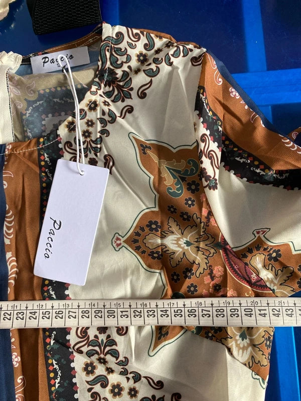 Abito Lungo Vintage Misure In Foto