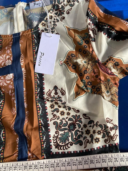 Abito Lungo Vintage Misure In Foto