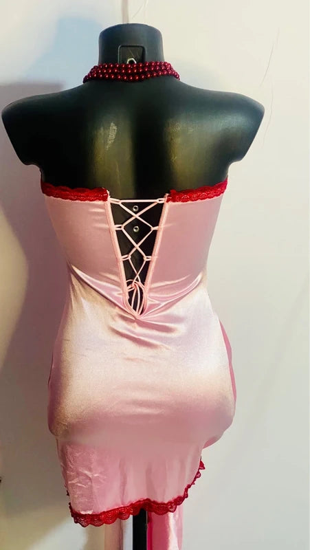 Favoloso Abito a bustier corsetto in pizzo misure nelle foto