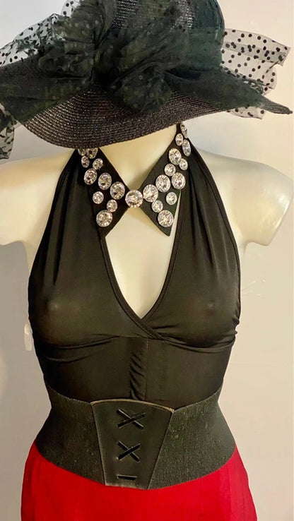 Gonna Elegante Con Voilant Taglia S/M Top misure nelle foto