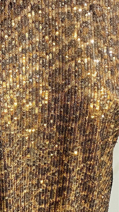 Felpa elegante con cappuccio con paillettes Over Curvy misure nelle foto