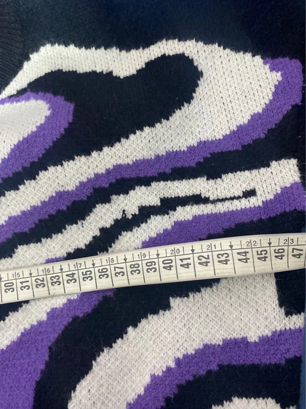 Maglione Purple Heart & Minigonna Misure Nelle Foto
