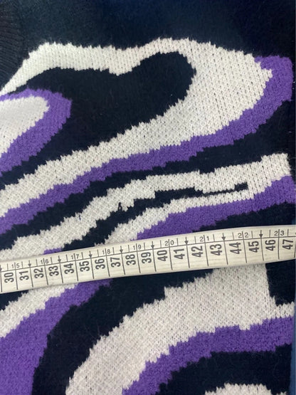 Maglione Purple Heart & Minigonna Misure Nelle Foto