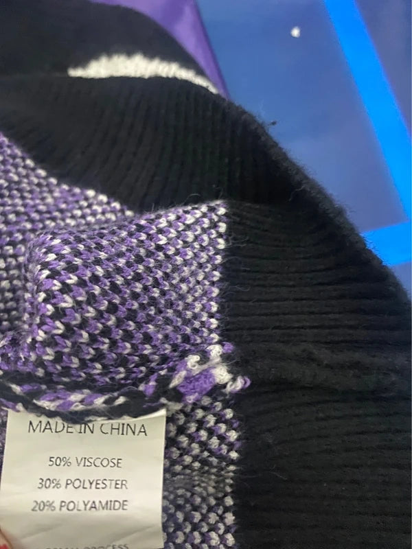 Maglione Purple Heart & Minigonna Misure Nelle Foto