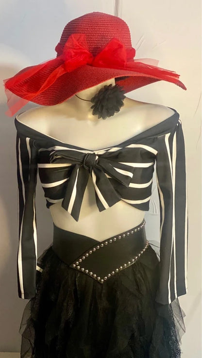 Gonna Lunga Cascata Di Pizzo Floreale E Tulle Top In Regalo