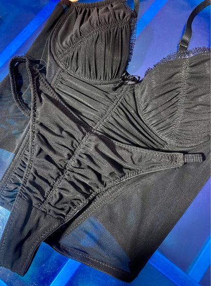 Bellissimo Bustier Corpetto Gonna Longuette Misure Nelle Foto