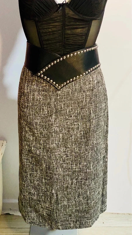 Bellissimo Bustier Corpetto Gonna Longuette Misure Nelle Foto