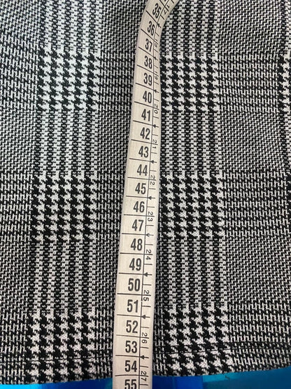 Top Casacca Oversize a scacchi Gonna A Tubino Misure Nelle Foto