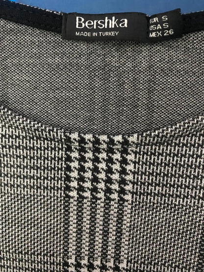 Top Casacca Oversize a scacchi Gonna A Tubino Misure Nelle Foto