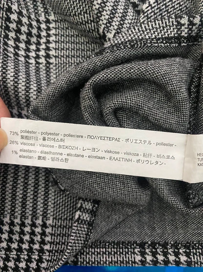 Top Casacca Oversize a scacchi Gonna A Tubino Misure Nelle Foto