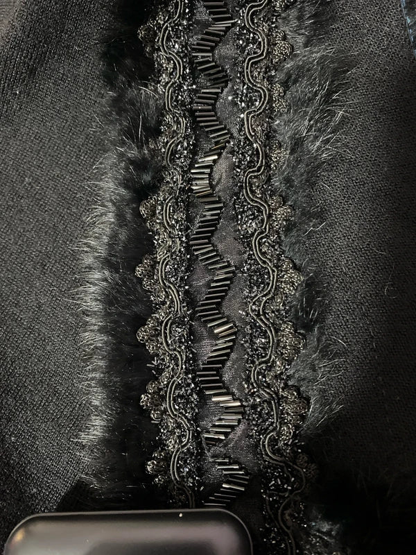 Maglia elegante in lana Vergine Cashmere & Gonna in Lana Misure Nelle Foto