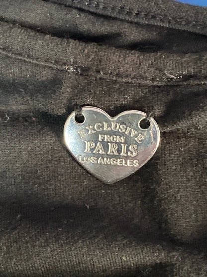 Top con Paillettes Elegante Paris Hilton Gilet & Gonna Misure in Foto