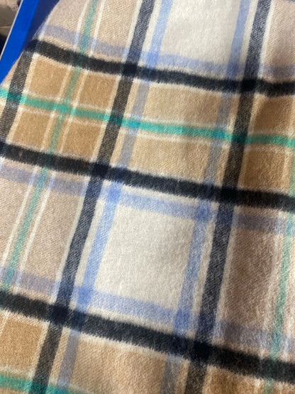 Top Maglia in Pizzo con Voilant Con Spilla & Gonna in Tartan Cappello In Regalo Misure In Foto