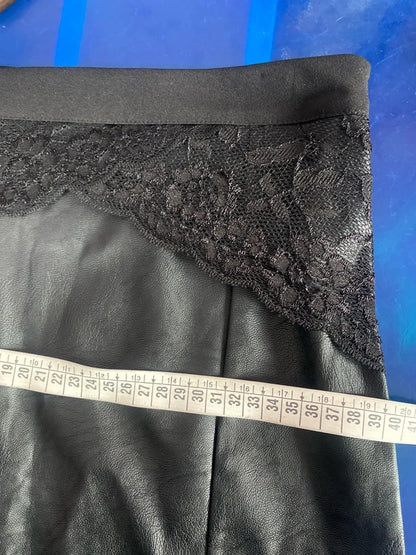 Set da una S alla L Chiodo Bralette in Pizzo &Gonna Misure In Foto