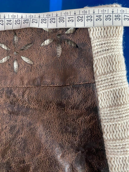 Blusa In Organza Con Perle & Gonna Misure in Foto