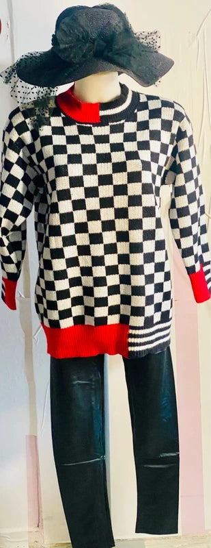 Maglione Oversize in Viscosa anche Curvy & Leggins Vita alta Misure In foto