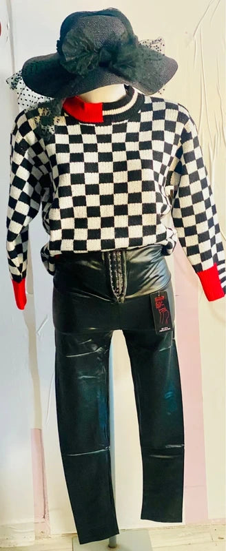 Maglione Oversize in Viscosa anche Curvy & Leggins Vita alta Misure In foto