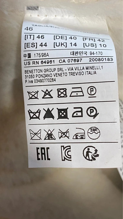 Montone cappotto in shearling con collo in pelliccia sintetica fissa Cappello In Regalo Misure in Foto